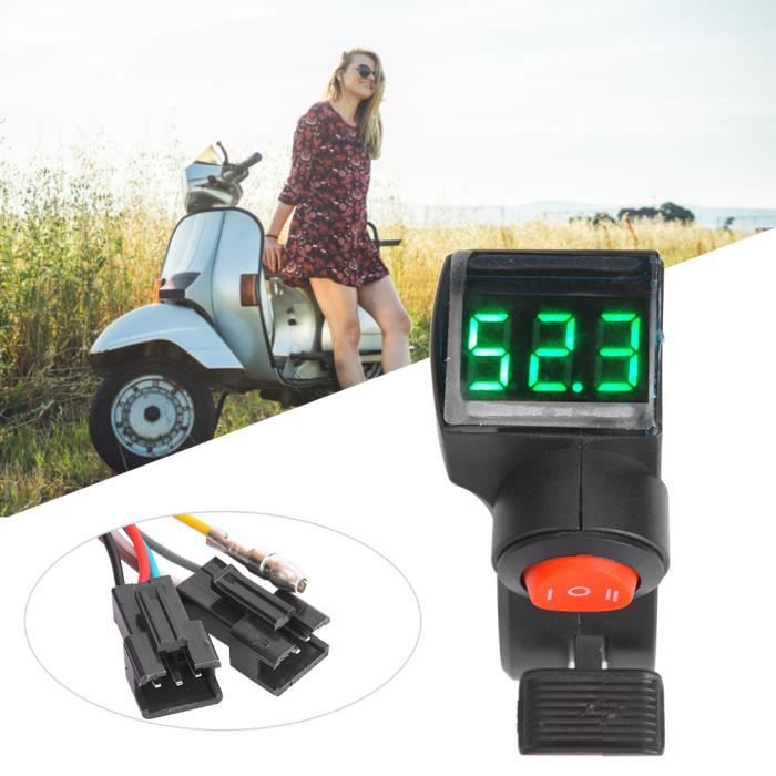 PIN Affichage LCD de vélo électrique Compteur de Conversion d'interface étanche universel coloré PIN Affichage LCD de vélo électrique Compteur de Conversion d'interface étanche universel coloré