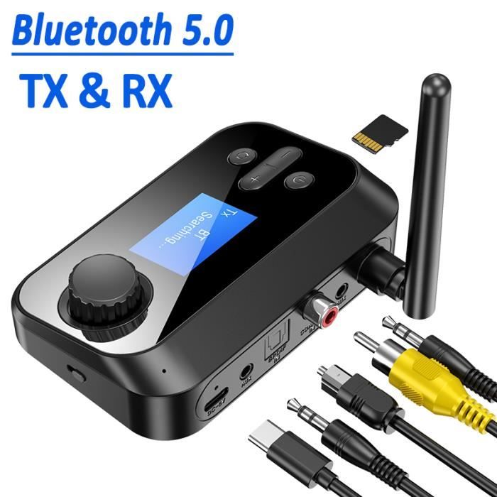 Bluetooth 5.0 Audio Rca Récepteur Bluetooth 5.0 Transmetteur Récepteur Sans  Fil Adaptateur Audio