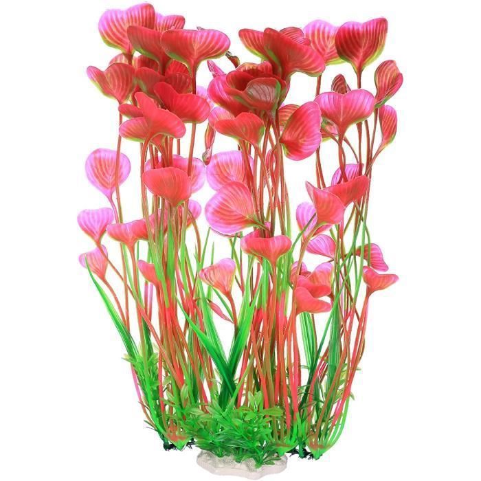 Comparer les prix de Grandes Plante Artificielle Aquarium, Plastique Plante Aquatique Artificielle, Decorative Plante pour Aquarium, Poissons