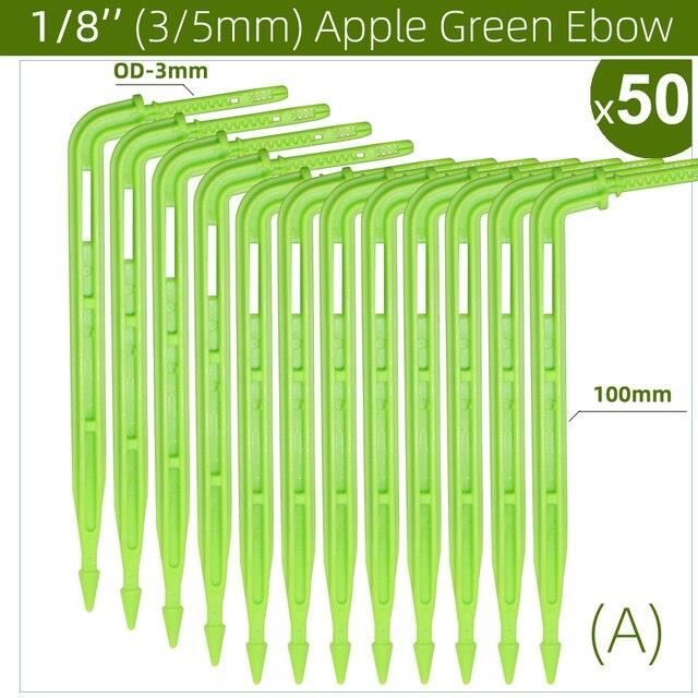 50 Supports Pour Tuyau Goutte à Goutte - Piquets De Fixation Noir Pour Tuyaux 4/7mm, Potager, Jardin - 12