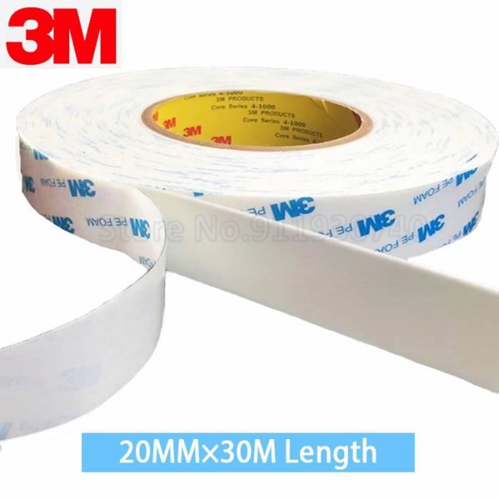 Ruban D'étanchéité Mousse EVA Adhésif 10m X 20mm X 1mm - Uxcell - Pour Porte, Fenêtre
