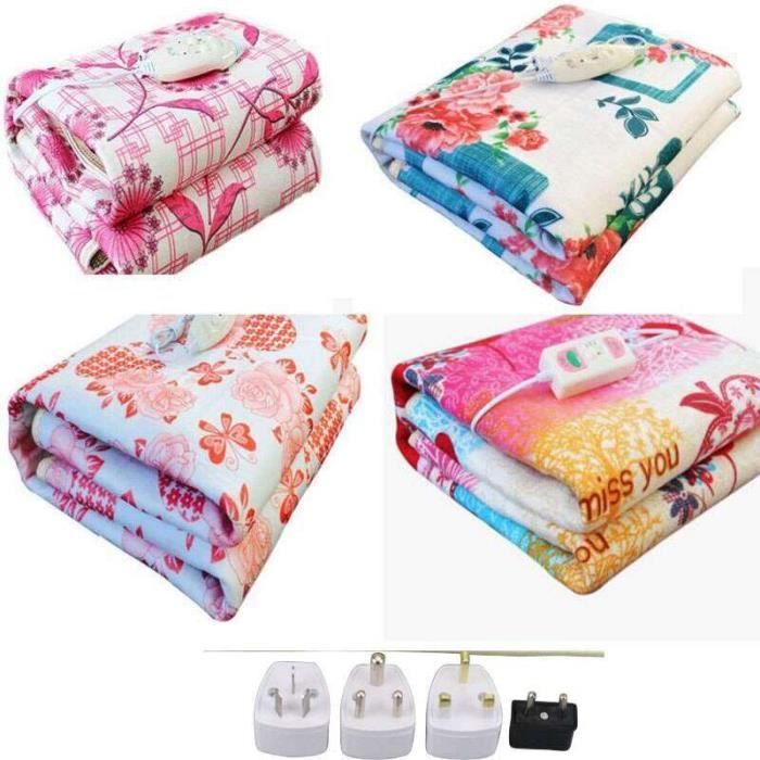 Couverture Chauffante Électrique MalTec Avec Télécommande - Réglable, Lavable, Garantie 2 Ans