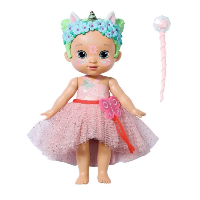 BABY Born Storybook Una Y Unicornio – Accesorios Con Luz Y Cambios De Color – Incluye Libro Ilustrado – Pilas Incluidas – Edad 3+