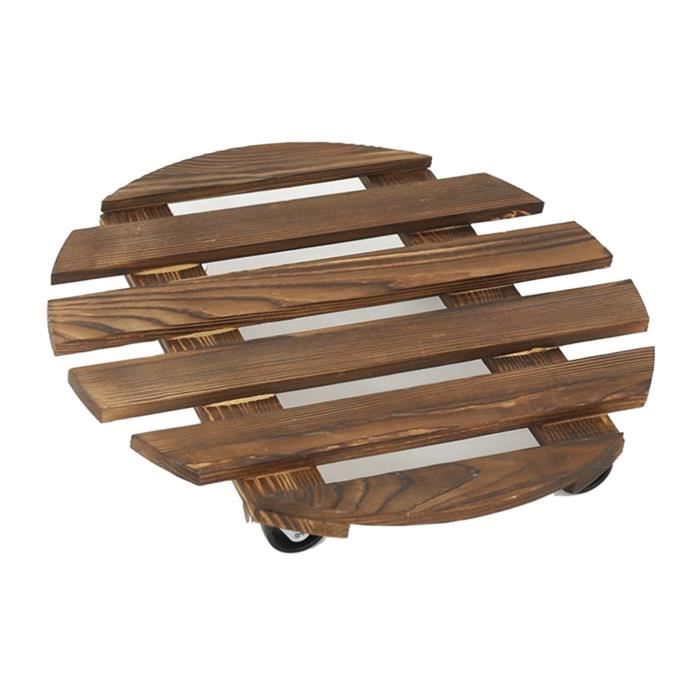 Support à Roulettes Pour Pots De Fleurs – Rotatif 360° – Capacité 50 Kg – Intérieur/extérieur