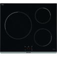 Plaque de cuisson induction - BRANDT - 3 zones - L60 cm - TI364B - 7200 W - Noir-1