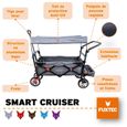Chariot de transport - FUXTEC Smart Cruiser - Gris - pliable charge 75 kg-1