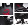 Bureau gamer ergonomique Subsonic Raiden - Finition carbone - Pour PC gaming - Plateau 110x60cm-1