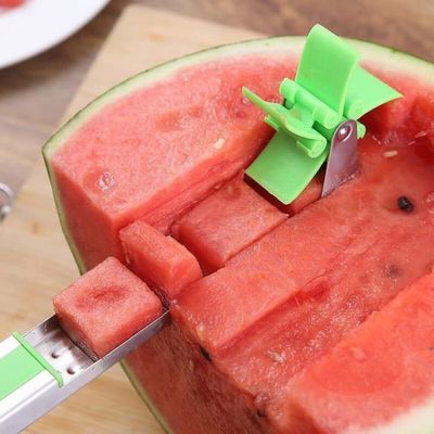 Coupe-sucettes Glacu00e9es En Acier Inoxydable Pour Pastu00e8que, Trancheuse Portable, Outil Trancheur, Fourchette U00e0 Fruits, Fu00eate, Camping