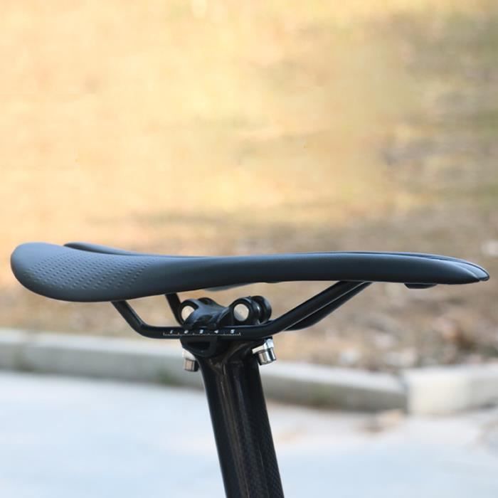 Blanc Selle de velo longue distance pour route et montagne confortable universelle amortissement de la s Cdiscount Sport