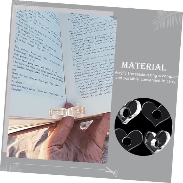 Support de page de livre Épandeur de livres à une main Support de page de  pouce Accessoires de livres Cadeau pour les lecteurs/vers de livres -   Canada