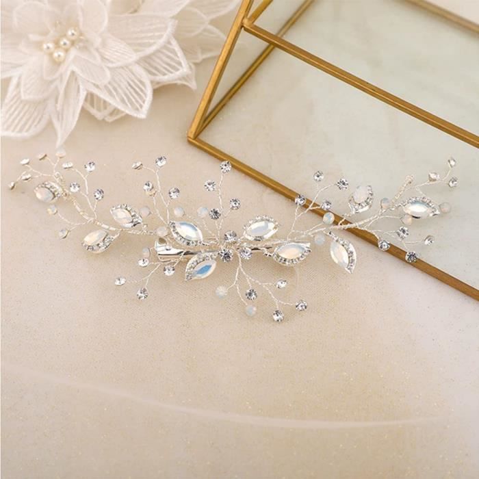 4 Grosse Pince Cheveux Metal, Accessoires Cheveux Femme Argent, Bijoux  Cheveux Pour Les Mariages, Les Fêtes Et Les Voyages Qu[P89] - Cdiscount Au  quotidien