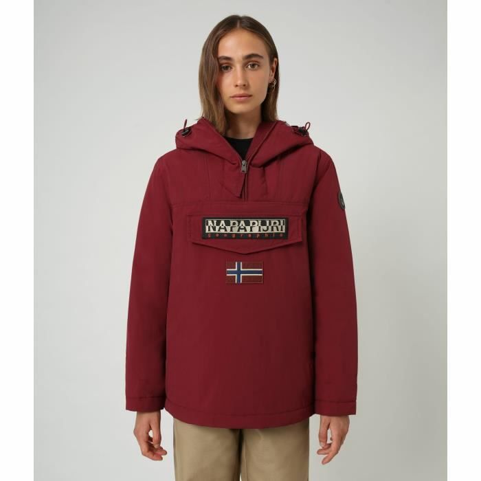 Veste femme Napapijri Rainforest Winter Imperm able Rouge