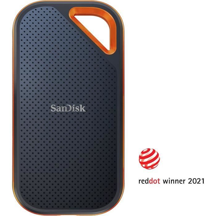 SanDisk 1 To Extreme Portable SSD V2 USB-C & USB-A - SSD NVMe externe -  Disque dur externe - SanDisk