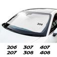 Pare-soleil avant pliable pour voiture, accessoire de protection pour véhicule, pour Peugeot 206 207 307 308 For 508-2
