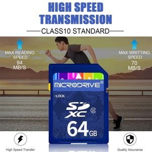 Carte Mémoire Mini SD 64 Go Haute Vitesse - Neuf Scellé Sous Blister - Envoi Gratuit
