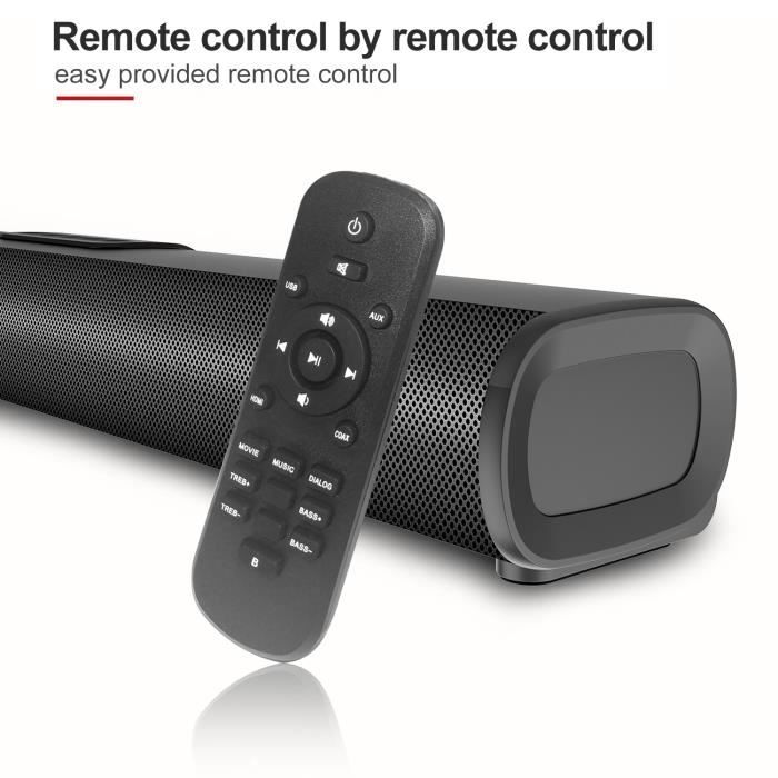 Haut-parleur noir-Projecteur De TÉLÉVISION Compatibles HDMI