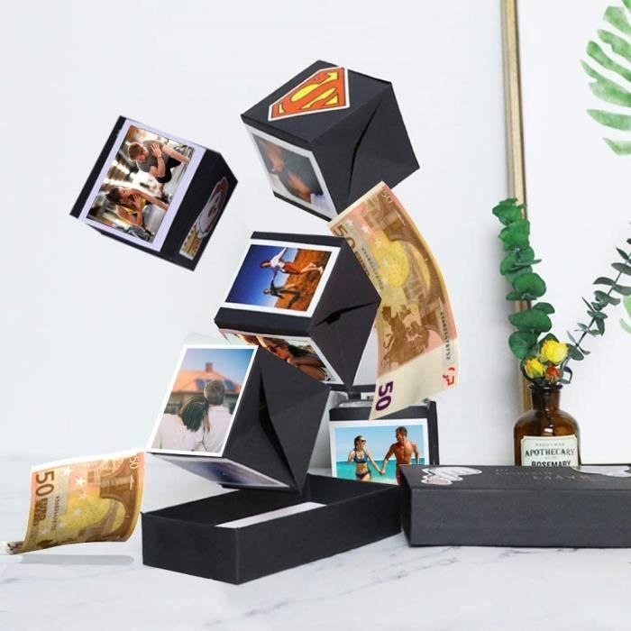 Boite Cadeau Creative Boîte Surprise DIY Explosion Mémoire d'amour Box  Scrapbooking Album Photo Coffret Cadeau de Surprise pou[11] - Cdiscount  Beaux-Arts et Loisirs créatifs