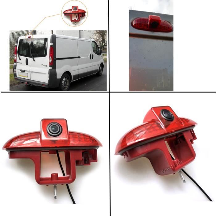 Caméra de Recul Renault Trafic/Opel Vivaro 2014, IR Nuit, IP67, Angle