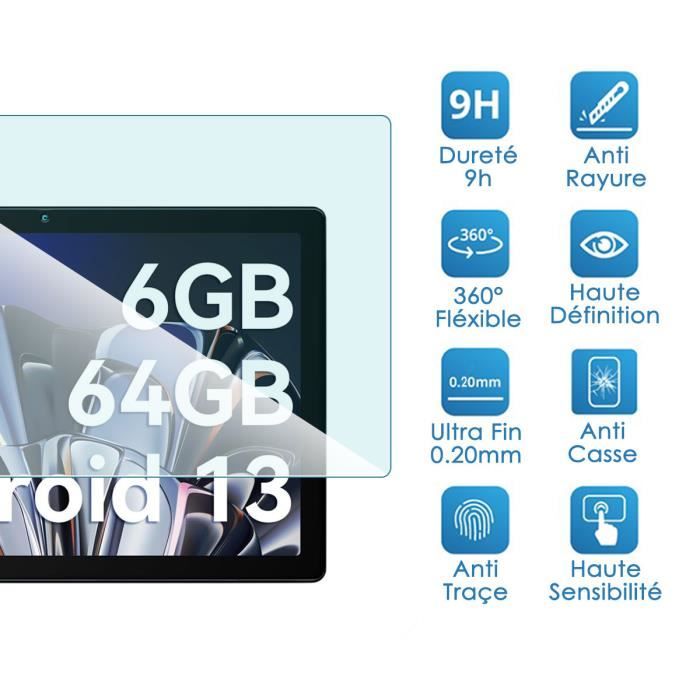 Protection écran en Verre Flexible pour Tablette Simbans Picassotab XL 11,6  Pouces - Cdiscount Téléphonie