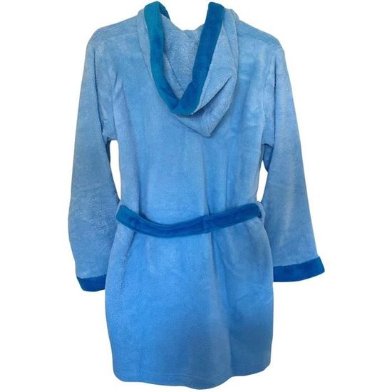 Peignoir Sam le pompier robe de chambre a capuchon bleu robe en molleton doux pour les garcons 944 Cdiscount Maison