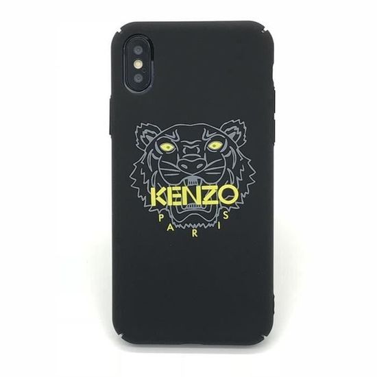 Coque iphone 7 Kenzo Noir logo