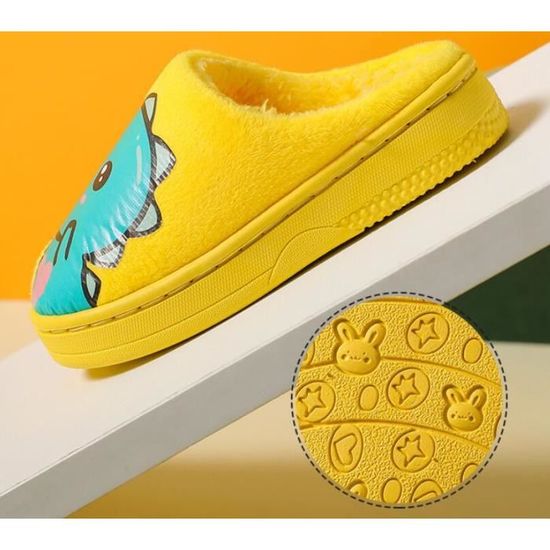 Chaussons Dinosaures Pour Enfants - Mousse Mémoire, Antidérapants, Doux Et Chauds Pour La Maison - 12