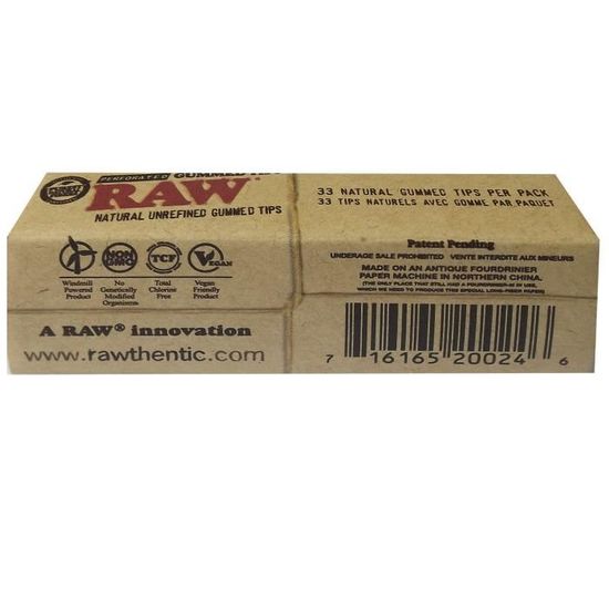 Tip ! prix Imbattable Raw TIPS Lot de 20 Carnets x 50 Filtres en Carton