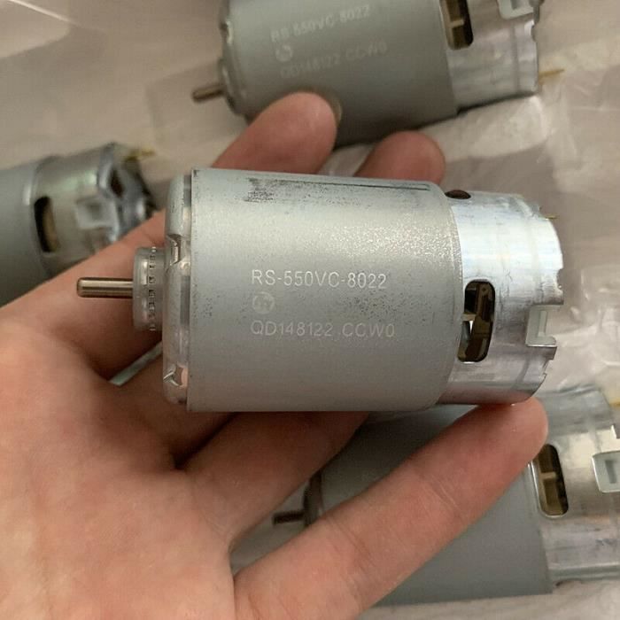 Moteur de brosse en carbone RS-550VC-8022 cc 10.8V 12V 14.4V 23500 tr ...