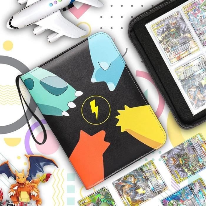 Cahier Range 900 Cartes Classeur Carte Portfolio -  27x33.5x4.5cm-NOIR-Compatible pour cartes a collectionner pokemon adrenalyn  - Cdiscount Jeux - Jouets