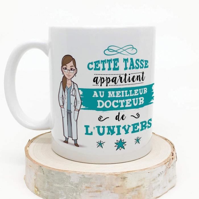 Mug isotherme - Une Médecin trop Géniale - Cadeau Durable – Cadeaux -Positifs.com