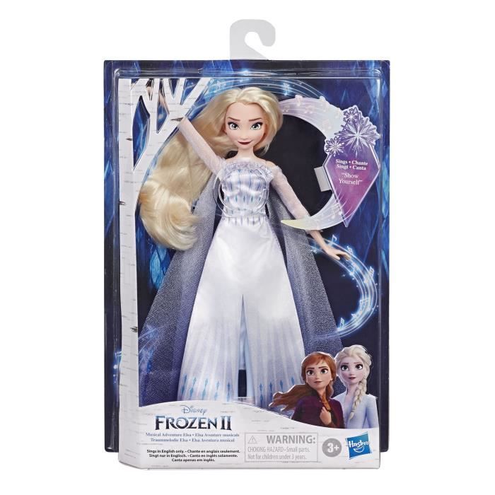 Disney La Reine des Neiges 2 – Poupee Princesse Disney Elsa Chantante -  Chante en français - 30 cm - Cdiscount Jeux - Jouets