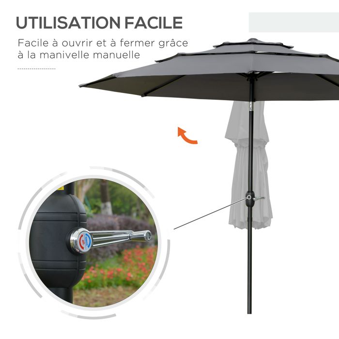 Parasol Bali macramé met franjes – CoCo homeliving