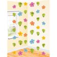 US Vendeur-Lot de 2 plante tropicale Hibiscus Floral Toucan Housse de Coussin Intérieur