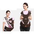 Porte-bébé ergonomique 0-36 mois - Rouge - Multifonctionnel - 30 kg-0