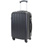 Valise Cabine 55cm - Alistair "Sécure" - Abs Ultra Légère - Marque française - Noir - Garantie 2 ans -SAV en France