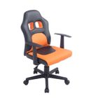 Fauteuil de bureau Fun pour enfants - CLP - Noir - Orange - Design sportif - Confortable - Solide