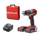 Einhell Professional Perceuse Visseuse à percussion sans fil TP-CD 18/50 Li-i BL PXC (18V) Livré avec 2 Batteries et Chargeur