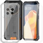 RASENA Coque pour OUKITEL WP28 avec 2 Pièces Verre Trempé,sans Bulles Film Protection écran Silicone TPU Case Anti-Rayures Transparent