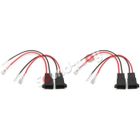 SOUNDWAY 4 X Cables adaptateurs fiche pour enceintes haut-parleurs pour Opel, Renault, Seat AH-2.4