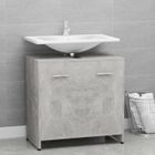 vidaXL Armoire de salle de bain Gris béton 60x33x61 cm Bois ingénierie 802574