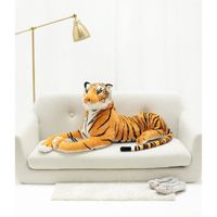 Peluche géante Tigre DEAR BEAR - Gustaw XXL 120cm Multicolore - Idéal comme Cadeau
