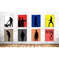 Poster Tarantino Compilation Collection - X 8 - Wall art - A3 (42x29,7cm)