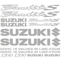 Stickers Suzuki 1200 bandit S Ref: MOTO-119 Argent