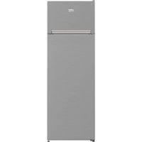 Réfrigérateur pose-libre double porte - BEKO - RDSA280K40SN - Classe E - 250 L - 160,6 x 54 x 57,4 cm - Gris Acier
