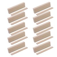 100Pieces bandes de bambou naturel longues bâtonnets 4inchx0.4inch pour le bois artisanat en bois