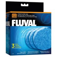 FLUVAL Lot de 3 blocs de mousse fine - Pour filtres extérieurs FX5 et FX6