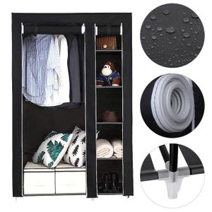 Wenhu Ensemble De Vetements Simple Pour La Maison Armoire De Rangement En Plastique Pliable Pour Enfants Armoire En Tissu Pour La Chambre A Coucher Ameublement Et Decoration Cuisine Maison