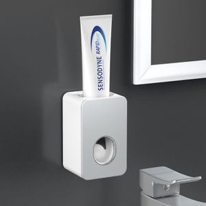 PORTE ACCESSOIRE Accessoires salle de bain,Support mural automatique porte brosse à dents distributeur salle de bain accessoires - Type Withe