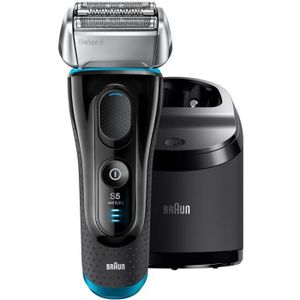 BRAUN Series 5 5190cc Rasoir électrique sans fil Wet&Dry - Noir et Bleu BRAUN Series 5 5190cc Rasoir électrique sans fil Wet&Dry - Noir et Bleu