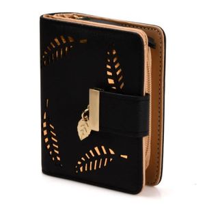 Le Tanneur - Petit porte-cartes femme en cuir lisse Charlotte (tott3500)  noir taille 7,5 cm - Cdiscount Bagagerie - Maroquinerie